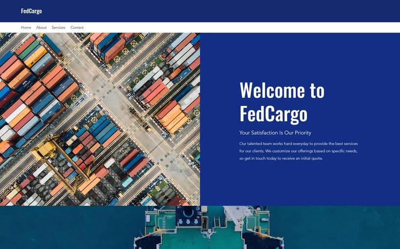 Ukázka projektu FedCargo