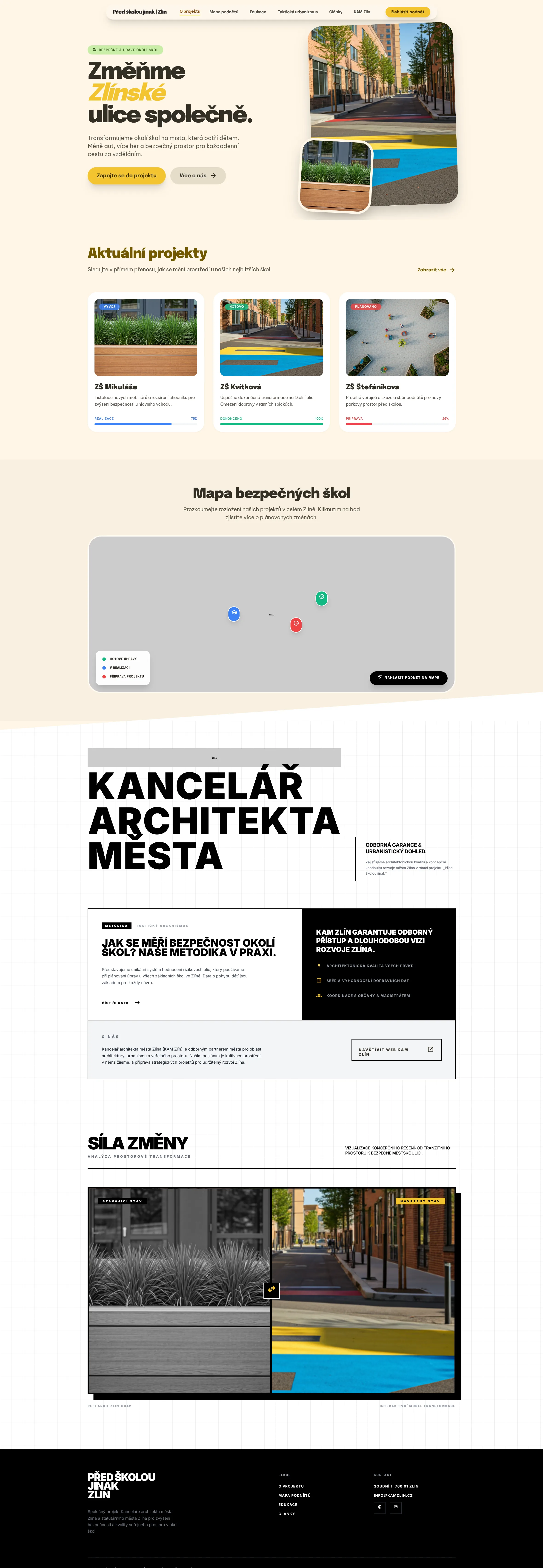 Ukázka projektu KAM – Kancelář architekta města